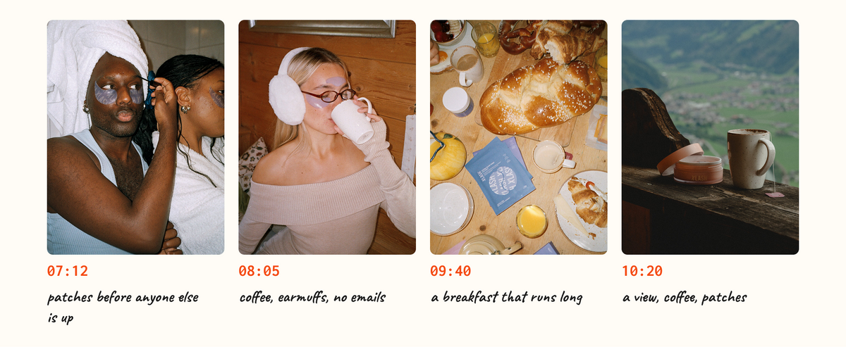 Slow mornings, timestamped.
