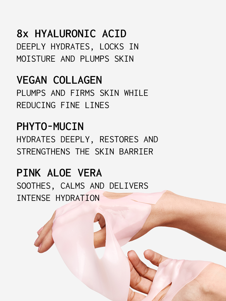 Xlash Collagen Hydrogel Hyal Mask